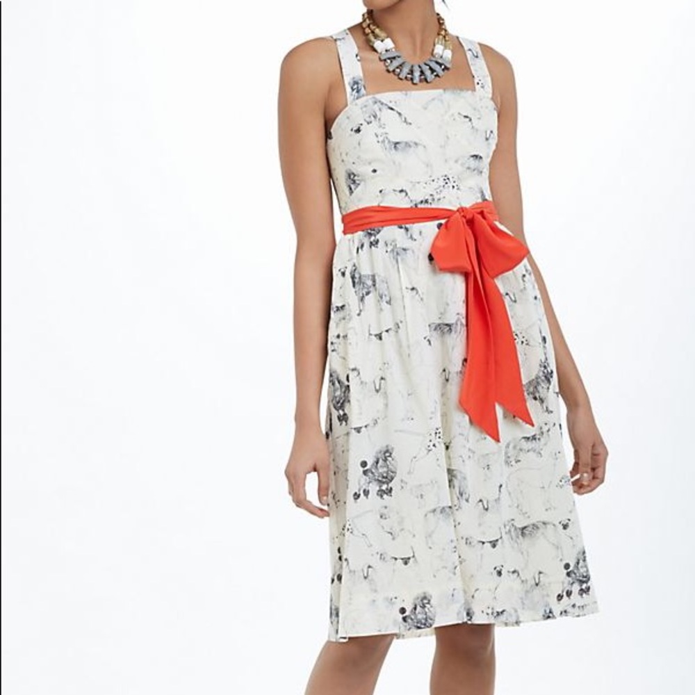 Anthropologie Fetch & Frolic strapless dress